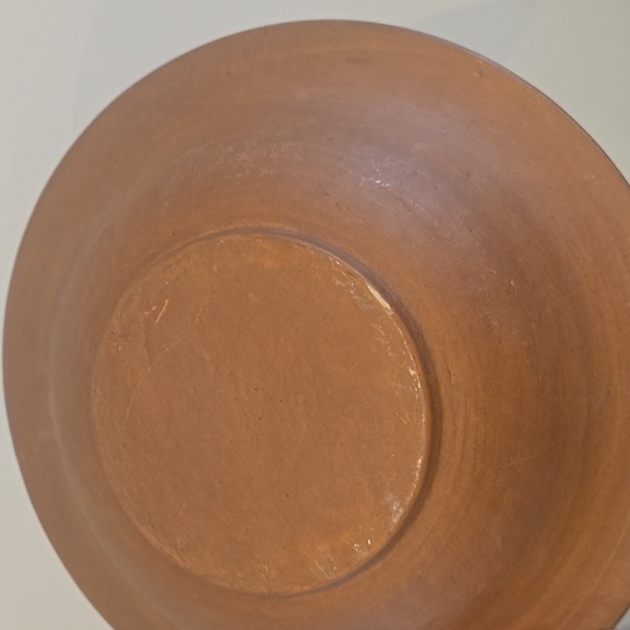 Vintage Handcrafted Floral Decorative Plate - Picture 3 of 5